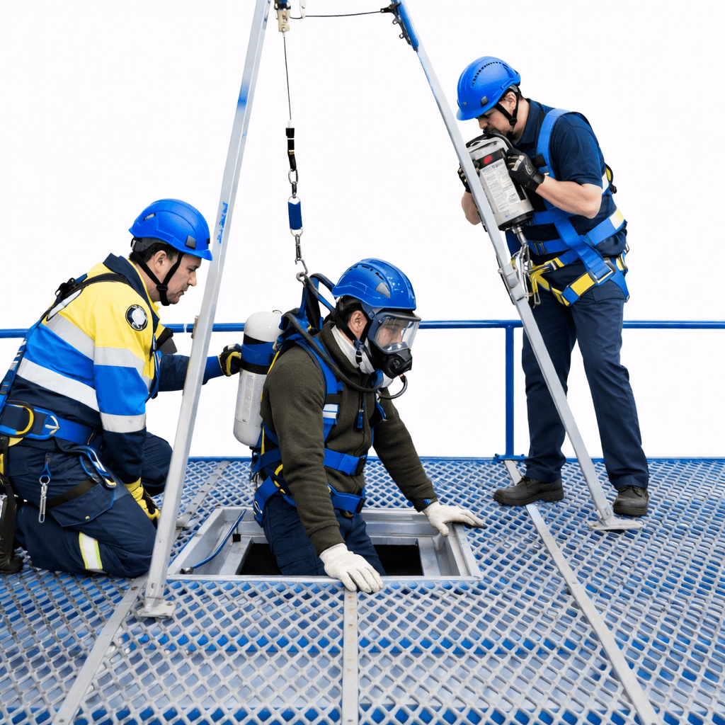 Formazione e addestramento spazi conﬁnati e/o a rischio d’inquinamento